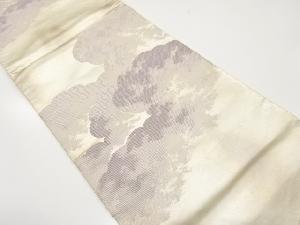 アンティーク　雲模様織出し袋帯（材料）